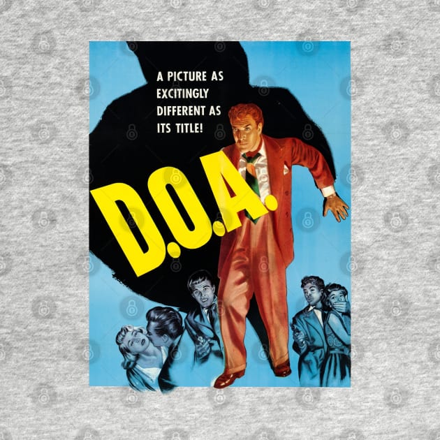 D.O.A. (1950) Movie Poster by MovieFunTime